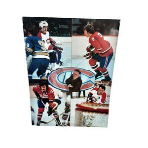 1973 Montreal Canadiens NHL Magazine Cut Photo – Lafleur, Mahovlich, Cournoyer